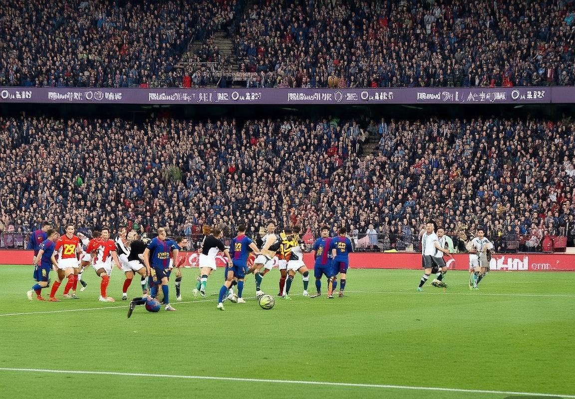 2018西甲经典对决：梅西领衔巴塞罗那2-0击败鄂队